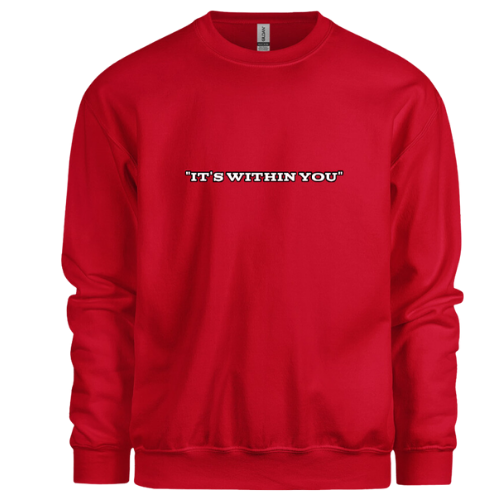 IWY Crewneck (Red & White)