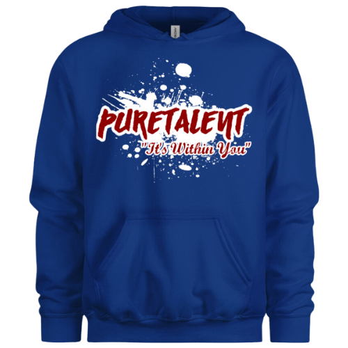 PAINTED IWY HOODIE (Royal Blue, Red & White)