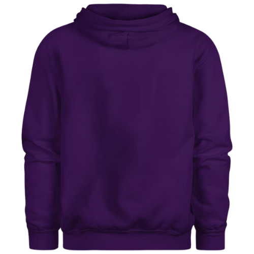 PAINTED IWY HOODIE (Purple & Lavendar with White Outline)