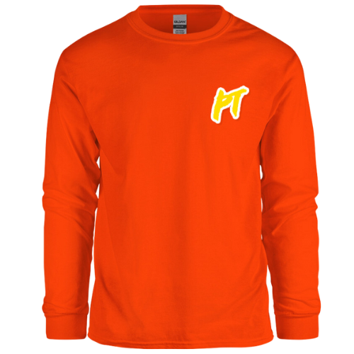 PT Long Sleeve- (Red & Gold)