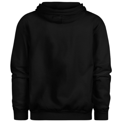 IWY HOODIE (Black with White Outline)
